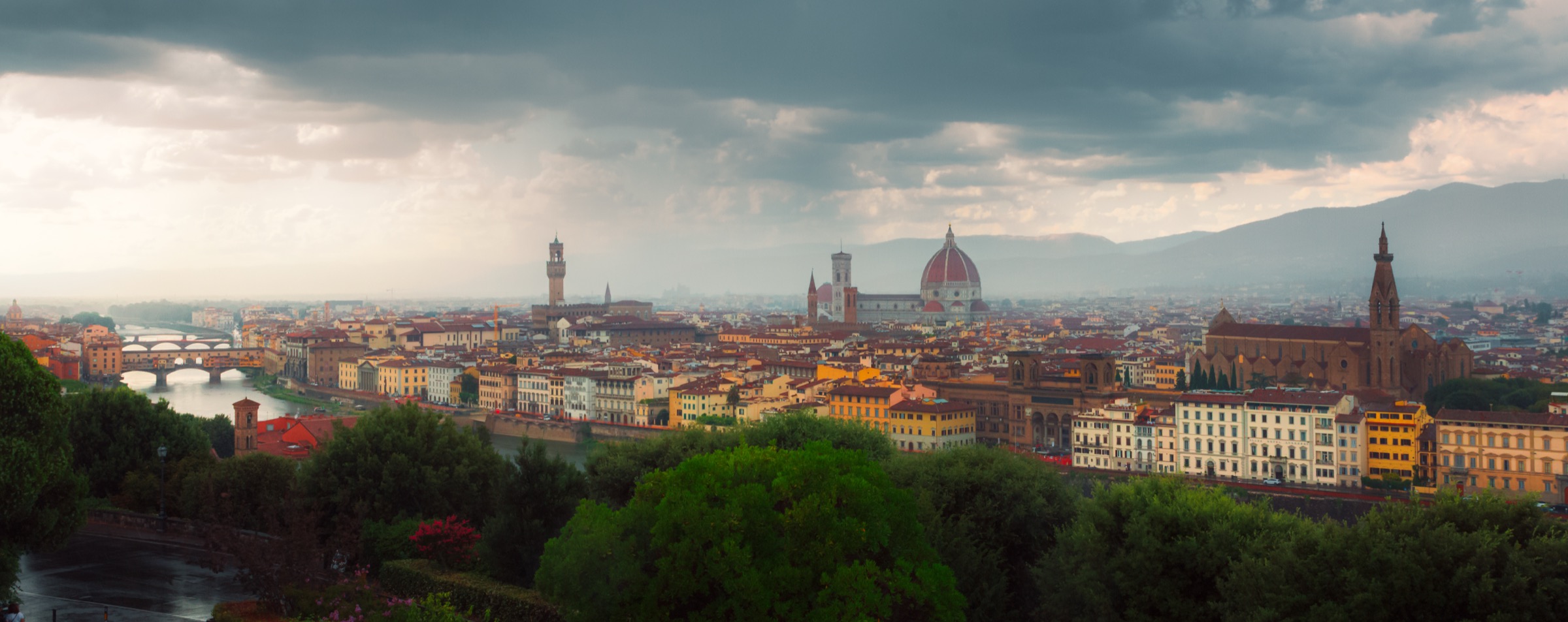Italy — Florence from Piazzale Michelangelo