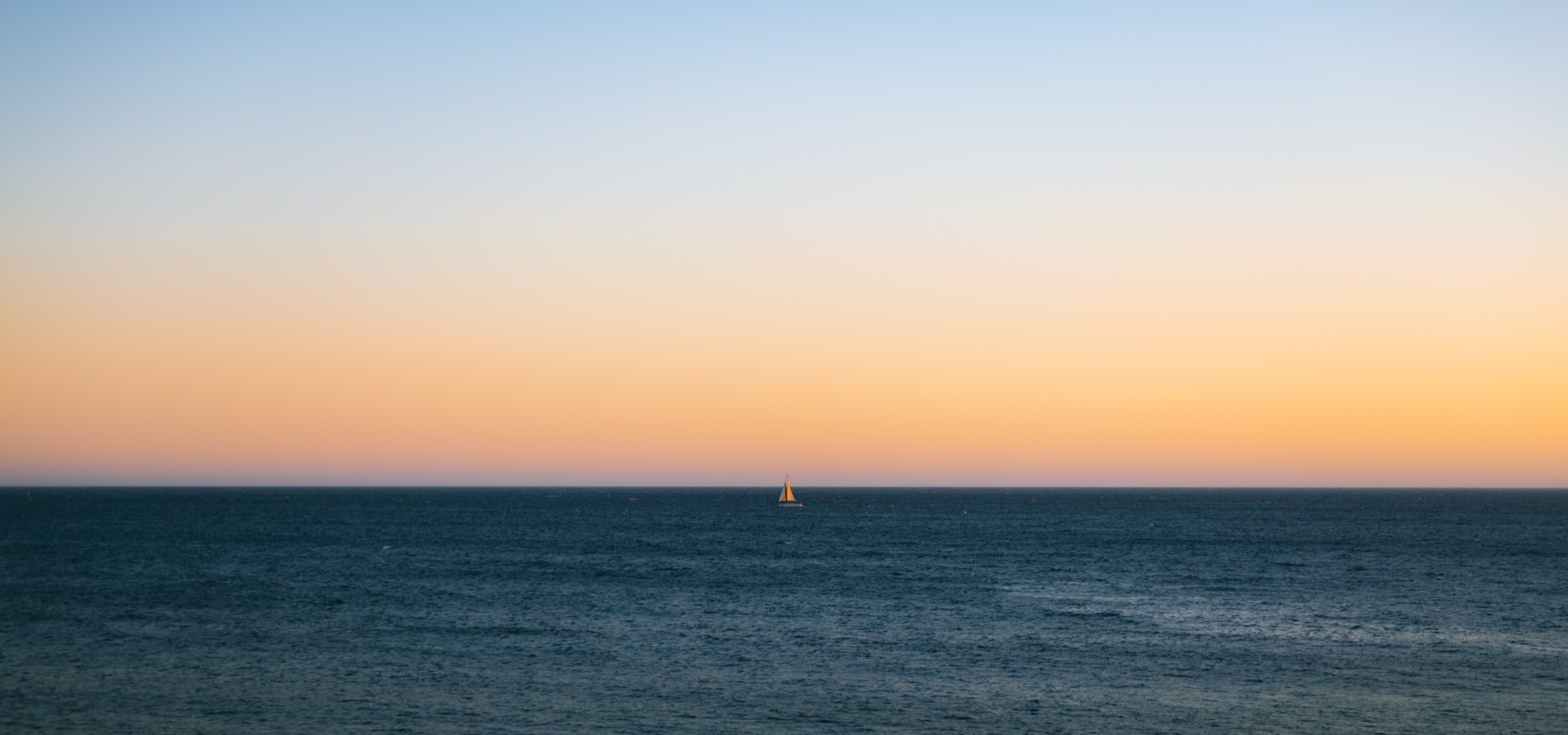 Portugal — sunset at sea