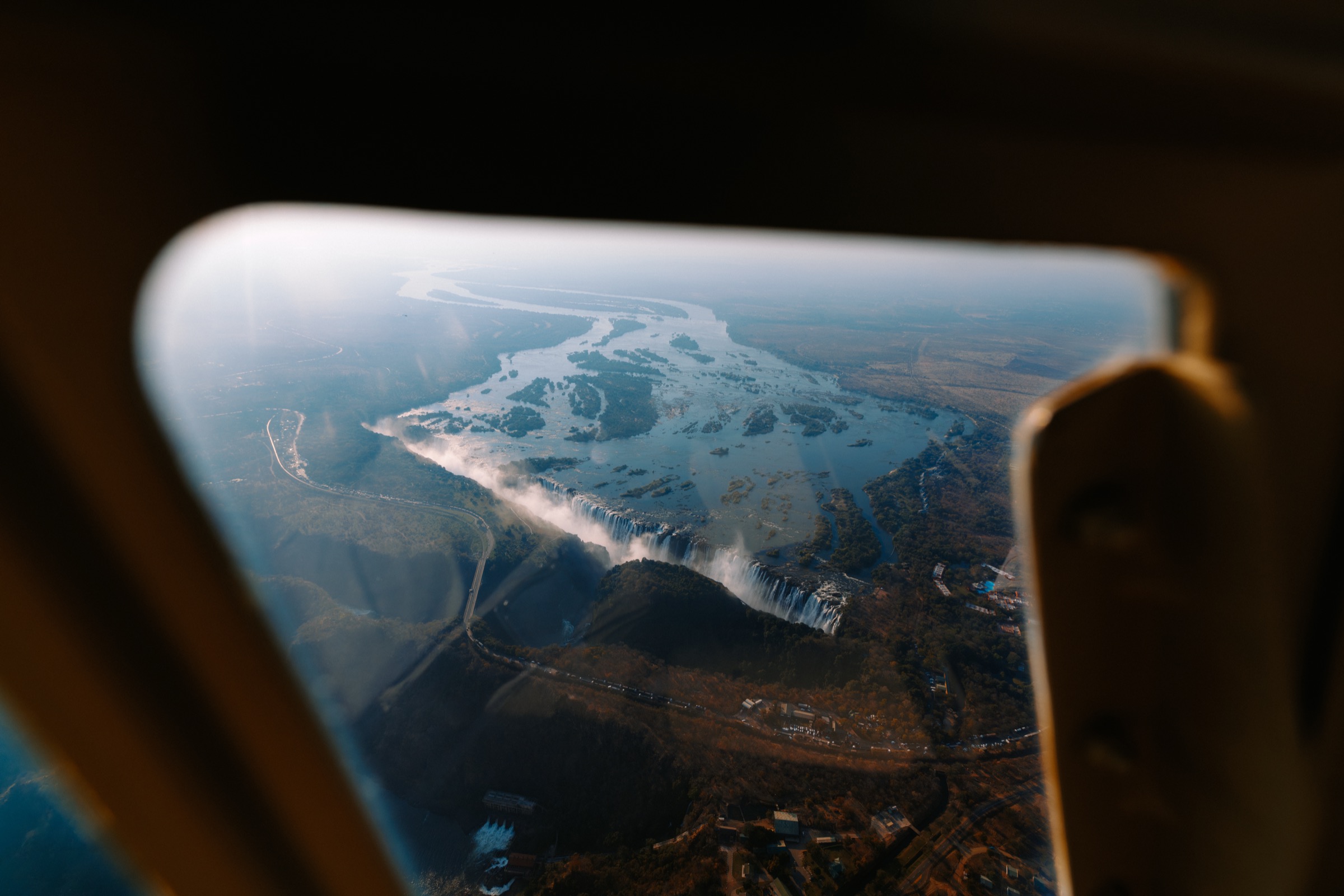 Zimbabwe — the Zambezi from above