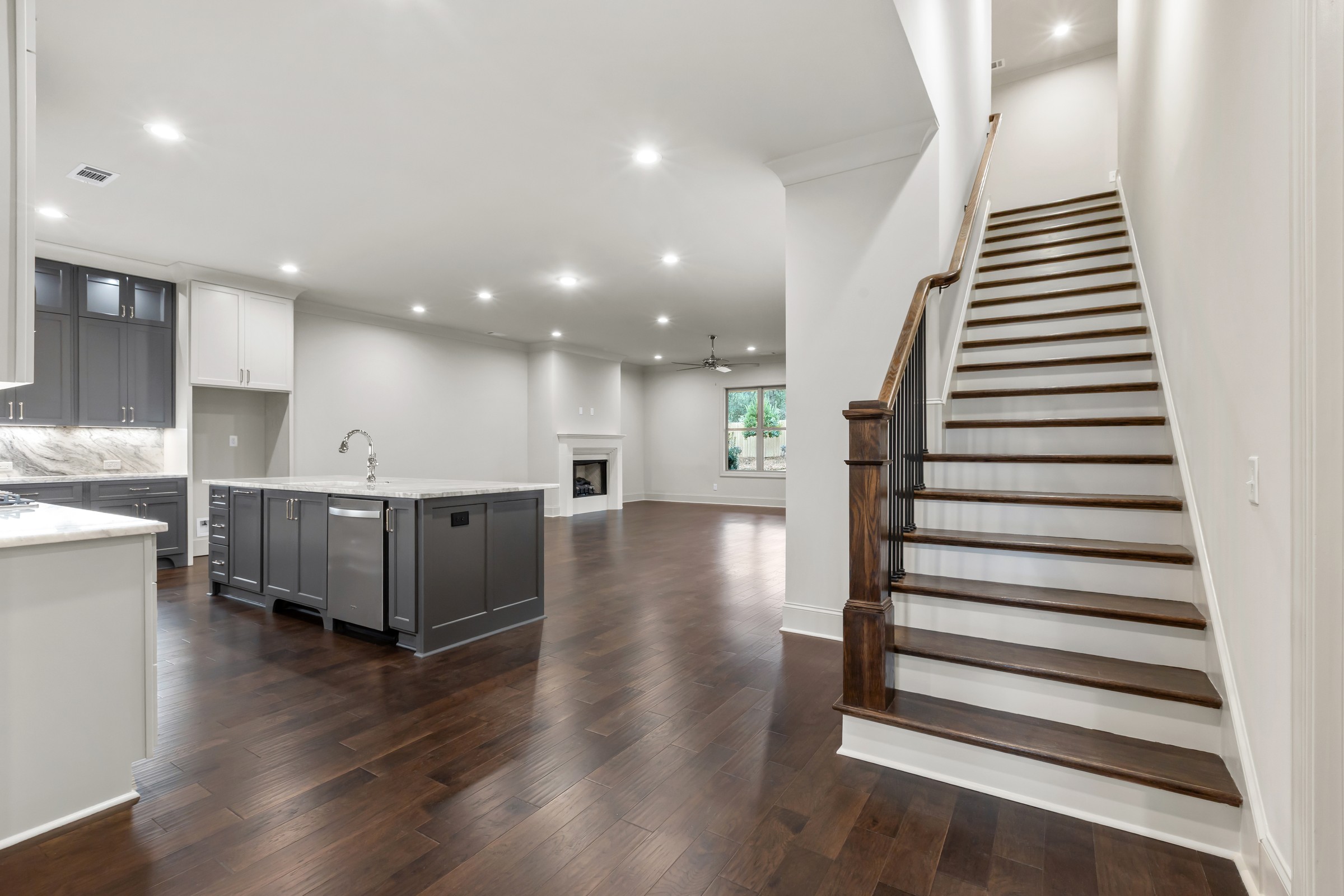 Bellevue Homes — kitchen and great room