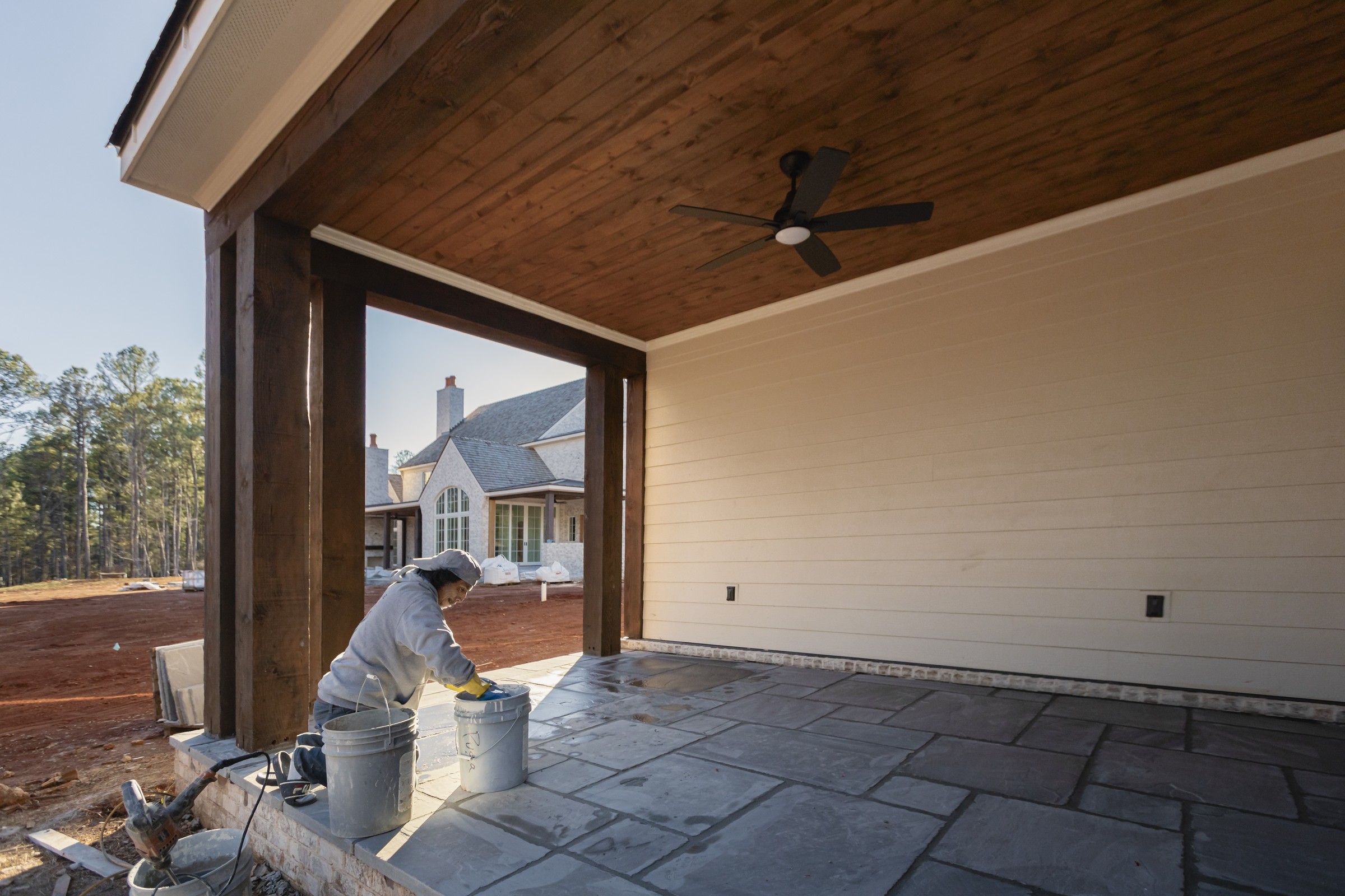 Waverly Springs — porch, finish work