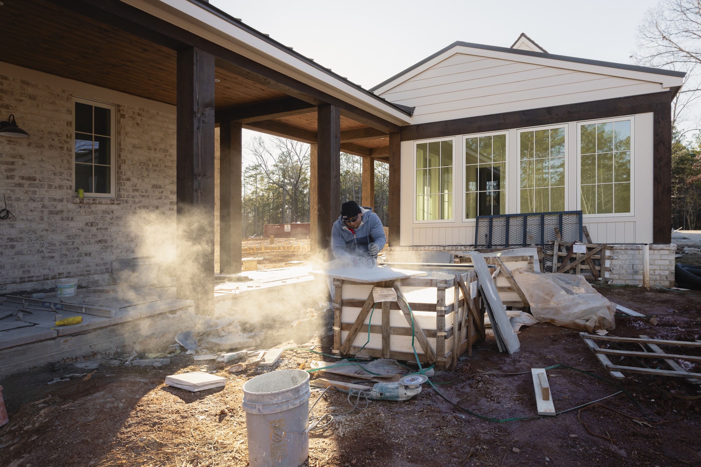 Waverly Springs — porch, finish work